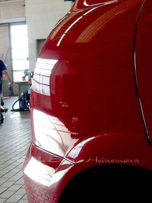 Nissan Almera Knick entfernt